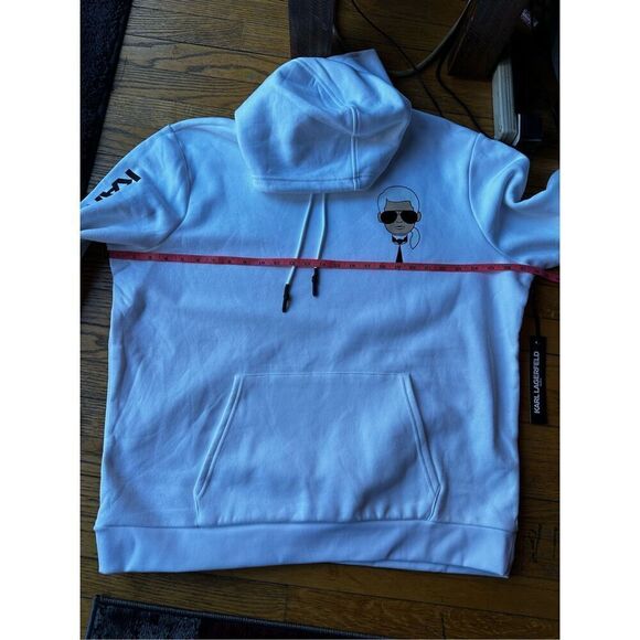 Karl Lagerfeld Logo Pullover Hoodie XXL NWT - Picture 4 of 13